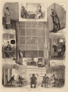Artistas em um nevoeiro de William Ralston